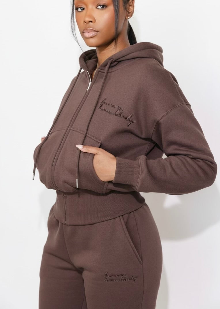 Signature Plush Zip Hoodie – Fancy Homebody
