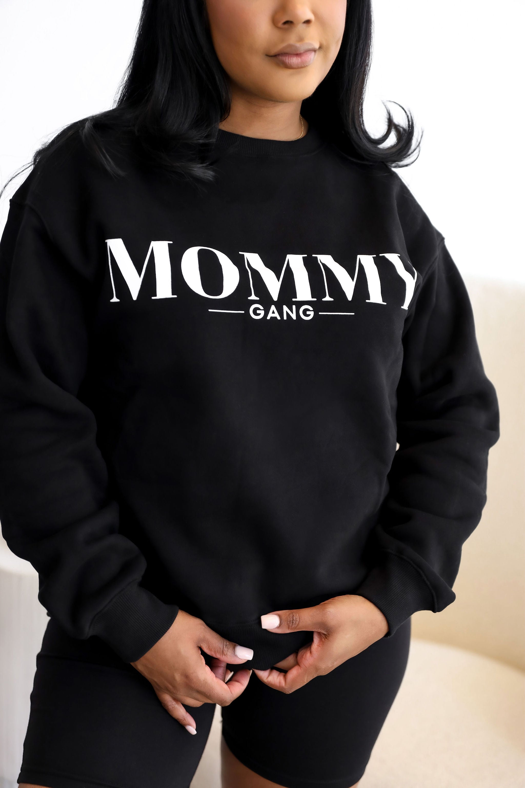パーカー・フーディ Mcm Monogram Embroidered Black Sweatshirt With Crew Neck And Mcm Monogram Embroidered Black Sweatshirt With Crew Neck And