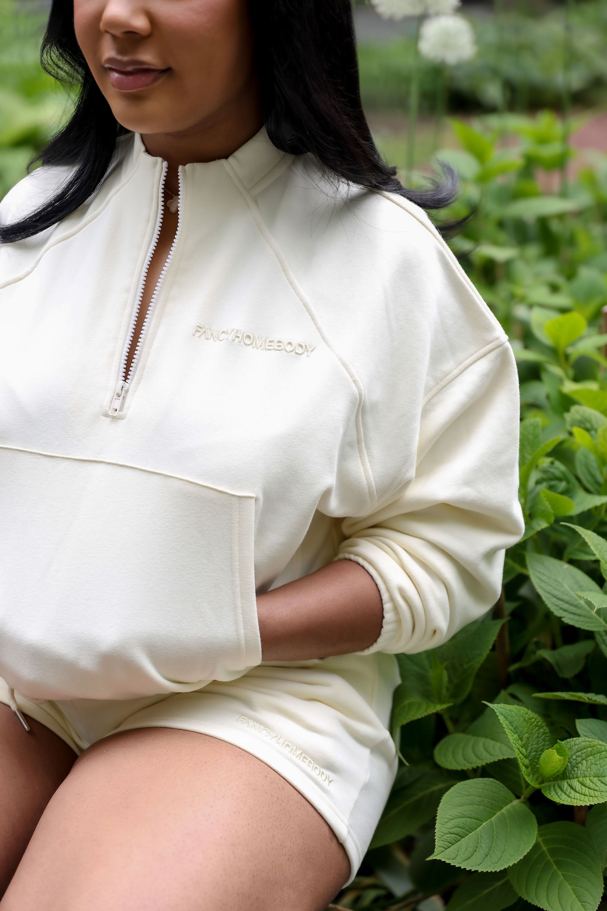 バレエ type H half sleeve / authentic white Cavallo CAVALCOMP HALF ZIP Ladies Collar Competition Shirt