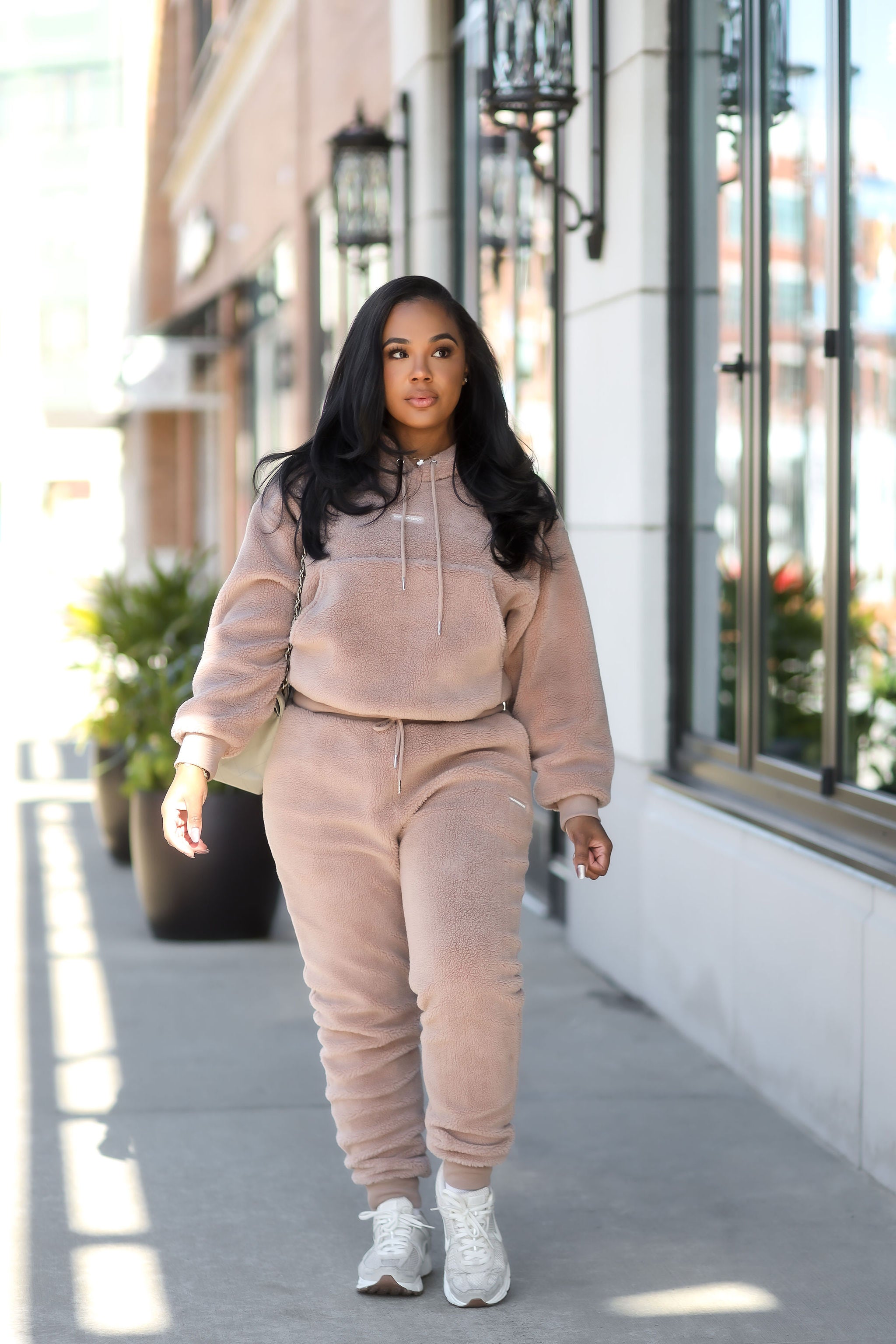 Cozy Sherpa Hoodie & Jogger Set – Fancy Homebody