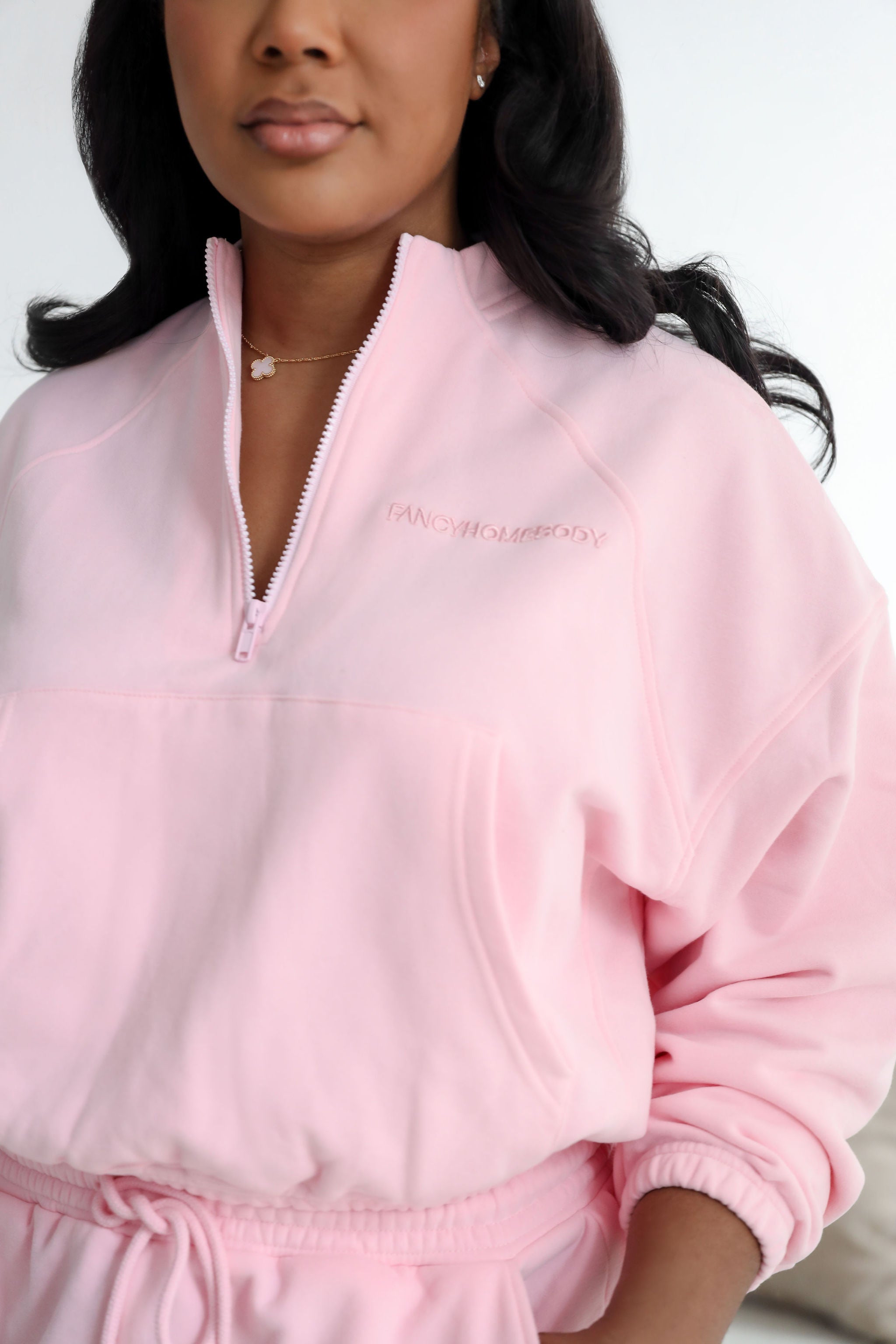Essential Sweats Half Zip Pullover – Fancy Homebody
