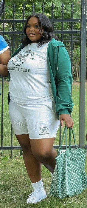 Country Club Oversize Tee & Short Set