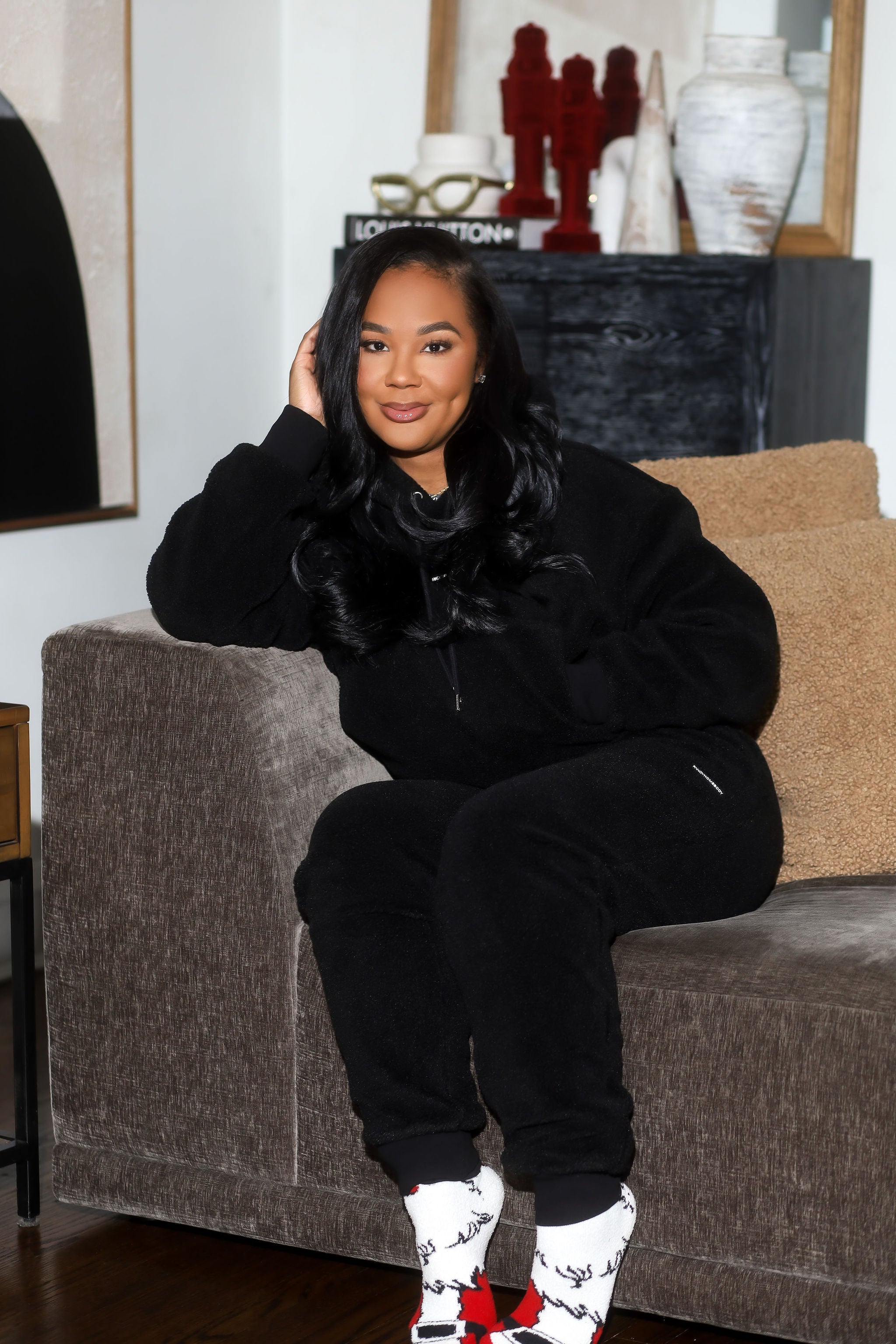 Cozy Sherpa Hoodie & Jogger Set – Fancy Homebody