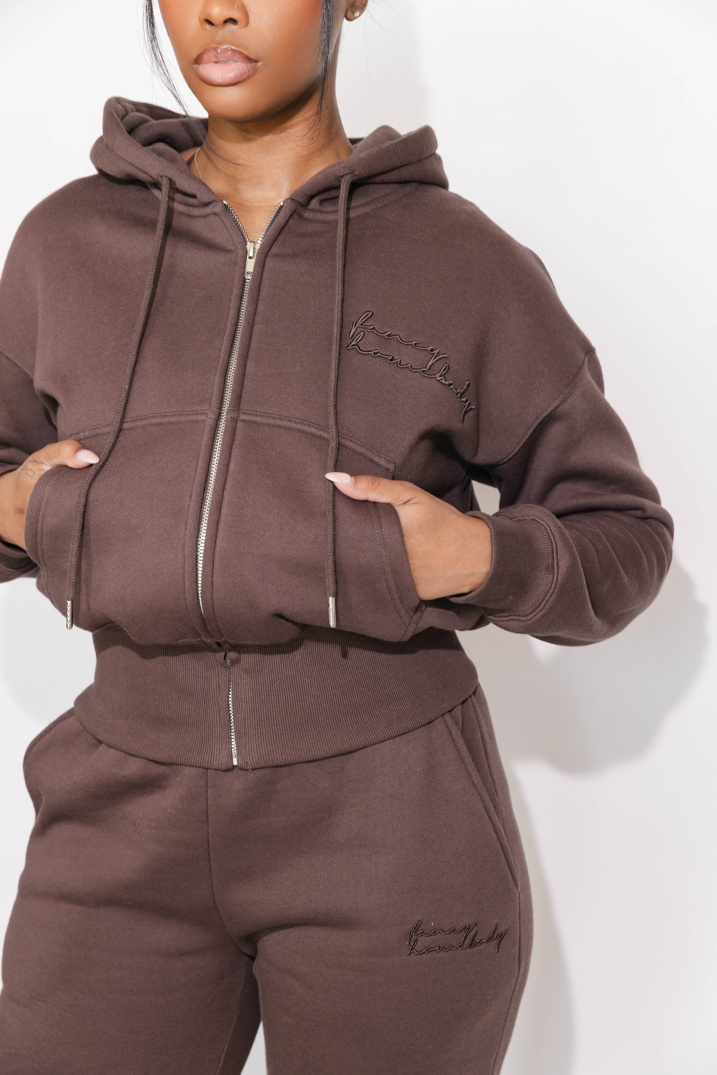 Signature Plush Zip Hoodie – Fancy Homebody