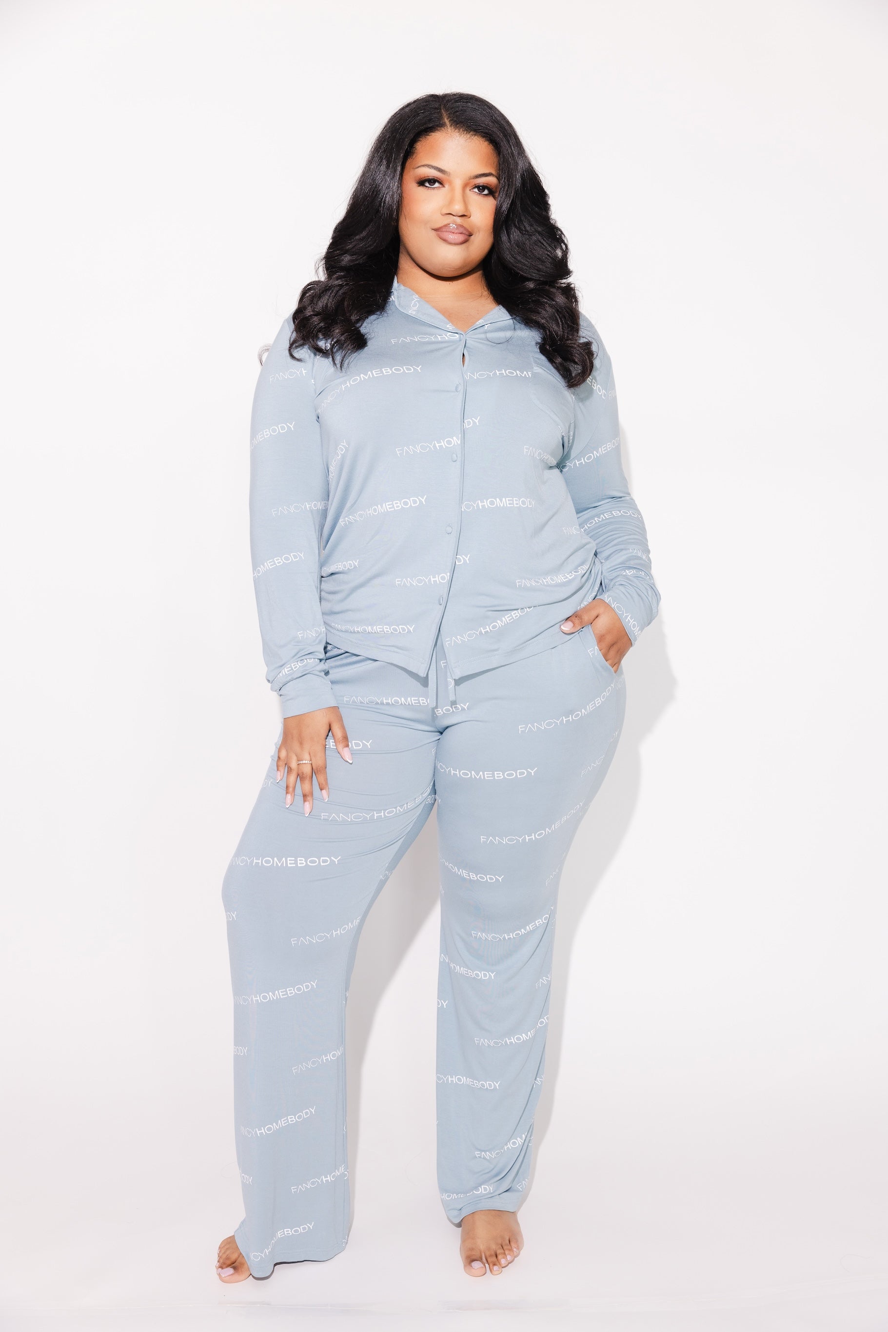 LogoLuxe Classic Pajama Set – Fancy Homebody