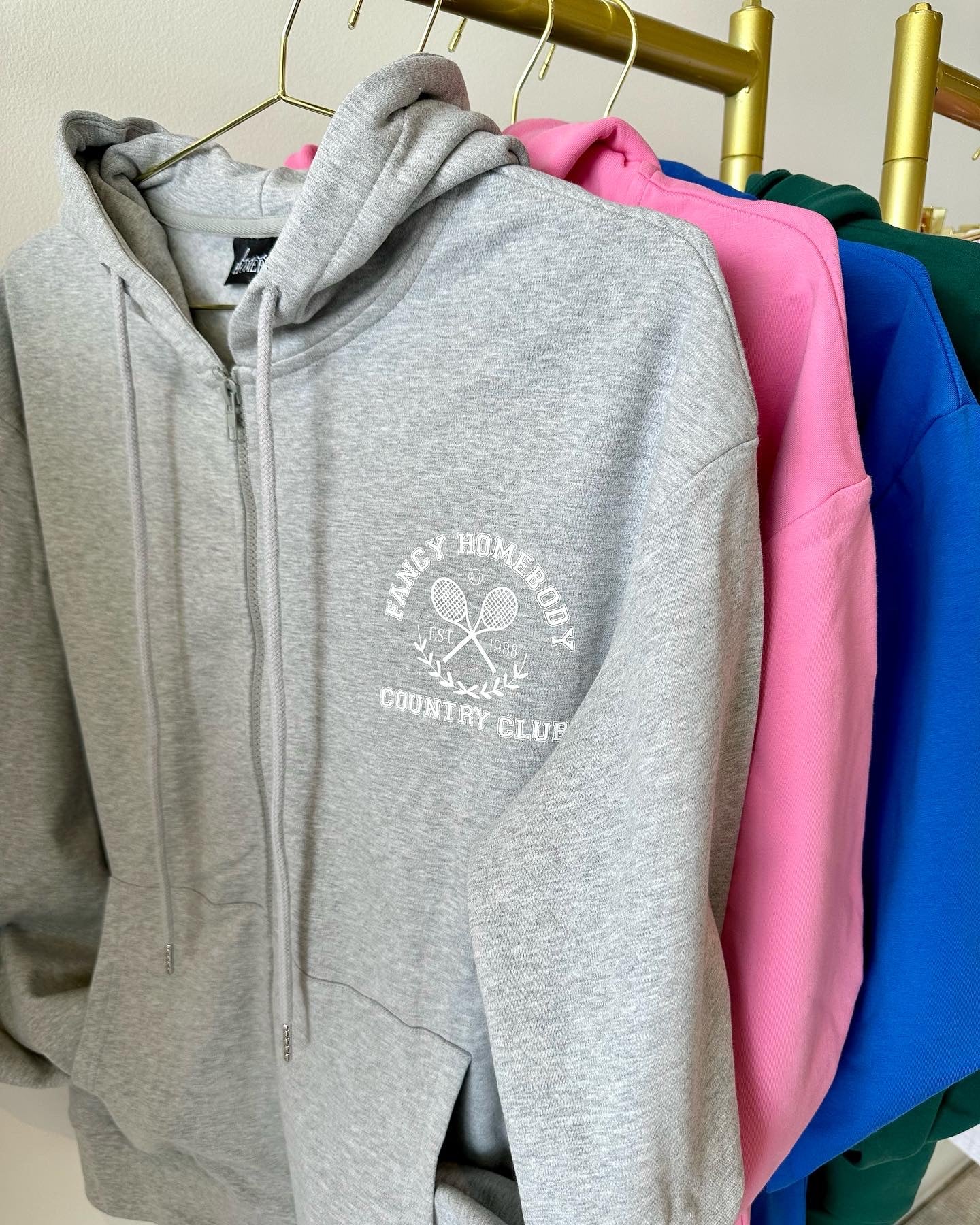 Country Club Zipped Hoodie