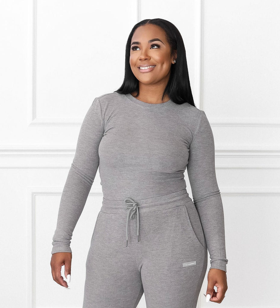 Essential Smooth Long Sleeve Tee + Jogger Set
